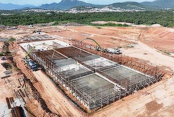 Obras da Casan em Potecas vão interligar antiga lagoa de estabilização à nova ETE