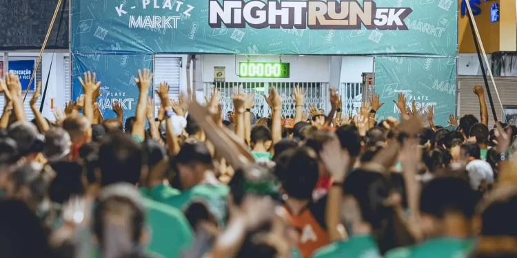 5K Platz Night Run movimenta São José; motoristas devem ficar atentos ao trânsito