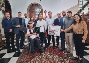 Vereadores de São José participam de ato para revitalização do ambulatório do Instituto de Psiquiatria