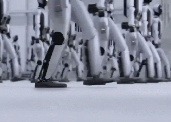 Empresa chinesa lança ‘exército’ de robôs entregues em massa para trabalharem 24 horas por dia