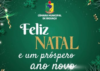 Comunicado: recesso de fim de ano na Câmara de Biguaçu em 2025