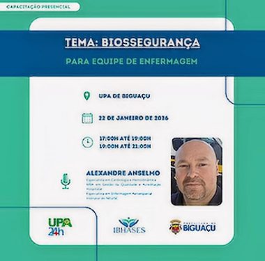 UPA 24 Horas de Biguaçu: Biossegurança para equipe de enfermagem