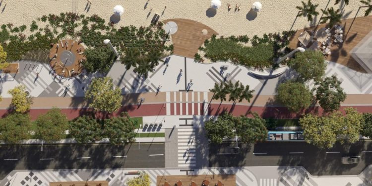 R$ 3,1 milhões: nova orla de Balneário Camboriú terá 500 árvores já em março