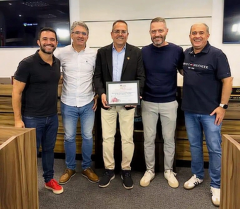 Vereadores de São José homenageiam a Associação dos Cronistas Esportivos de Santa Catarina