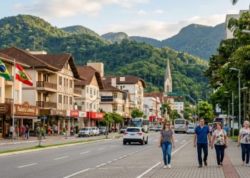 Brusque cidade fundada por 54 alemães em 1860, é hoje a mais segura do Brasil
