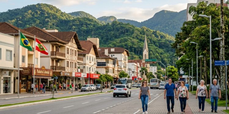 Brusque cidade fundada por 54 alemães em 1860, é hoje a mais segura do Brasil
