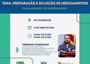UPA 24 Horas de Biguaçu: Capacitação sobre preparação e diluição de medicamentos