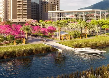 Projeto de R$ 17 bilhões promete transformar Biguaçu com prédios, marina e cidade inteligente